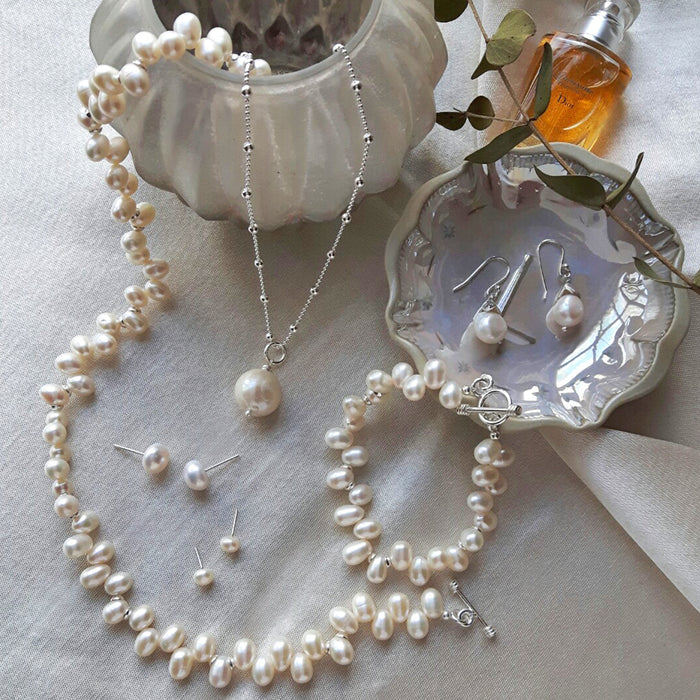 Ingrid Large White Pearl Necklace