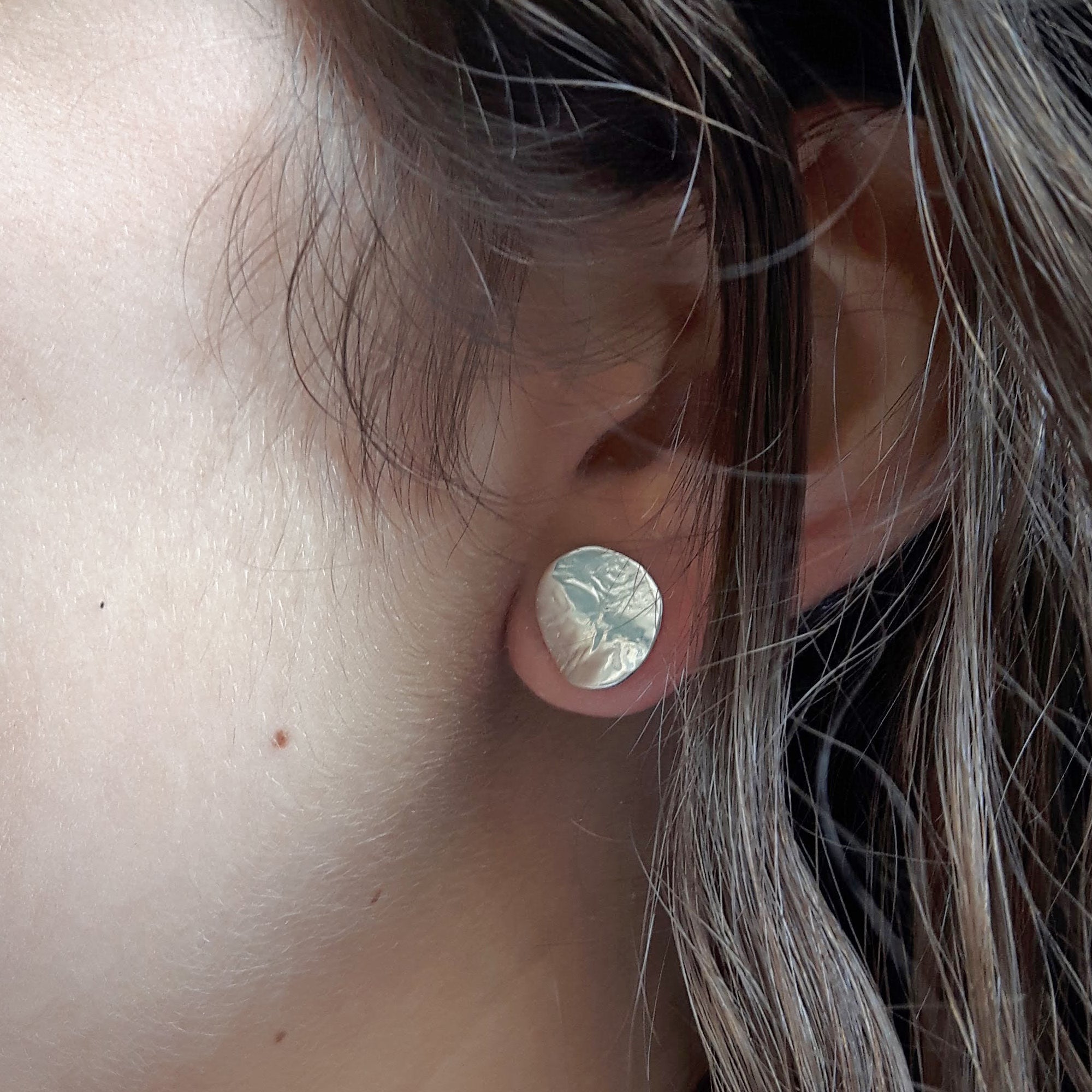 Foresta Coin Stud Earrings