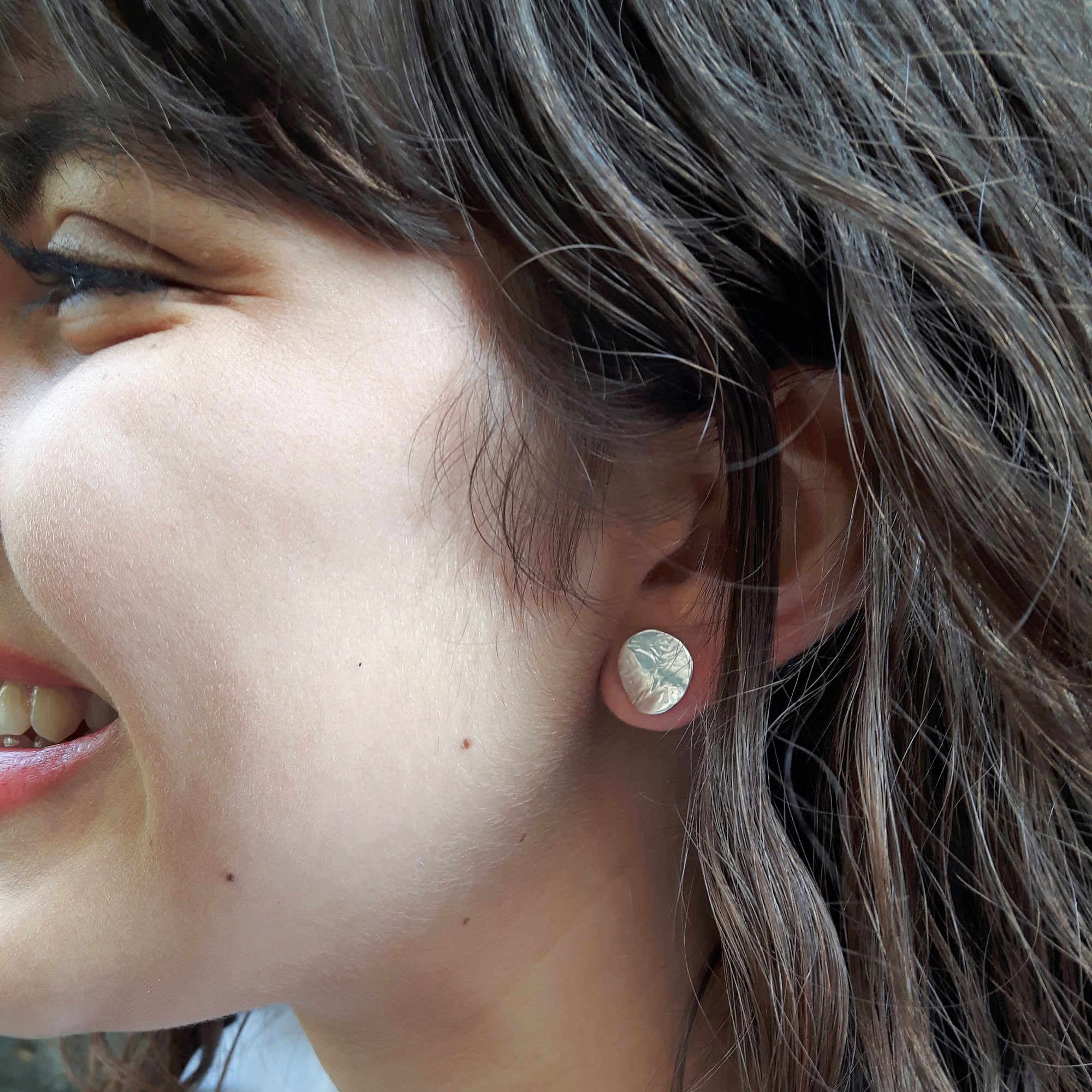 Foresta Coin Stud Earrings