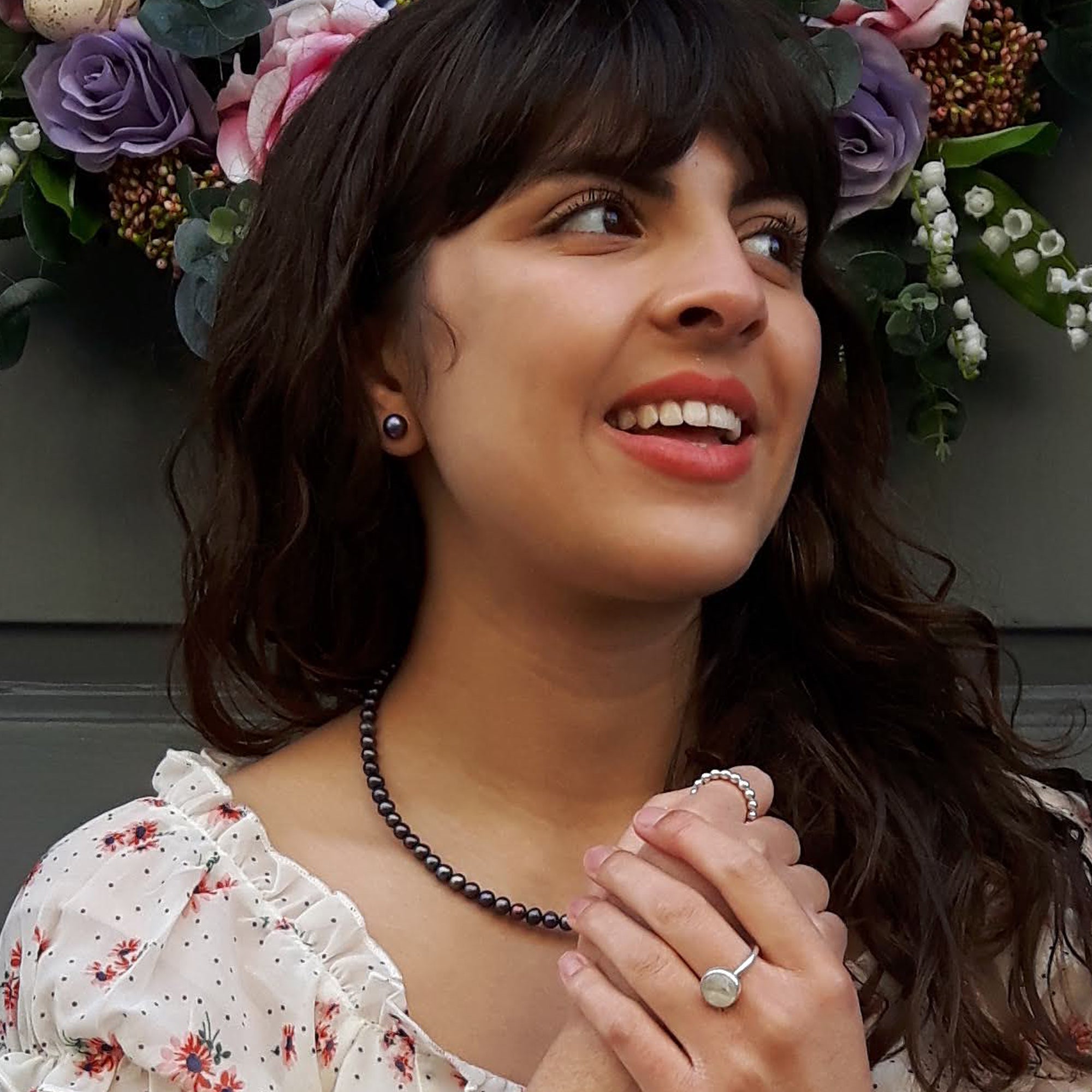 Mary Grey Pearl Necklace