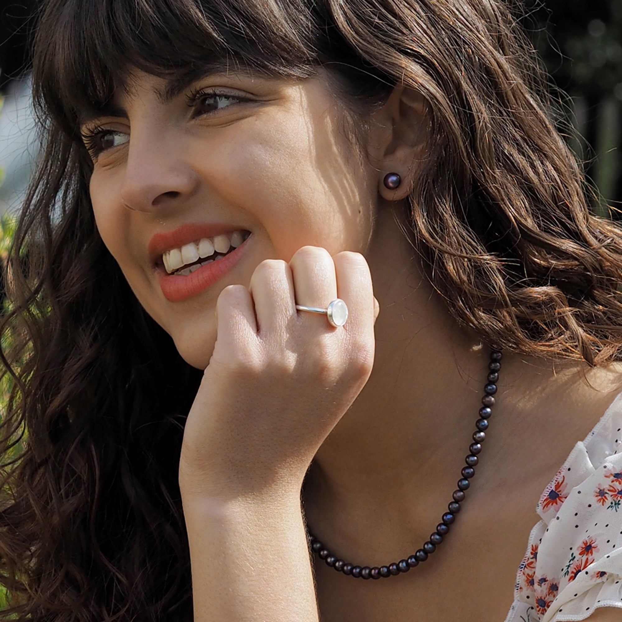 Mary Grey Pearl Necklace