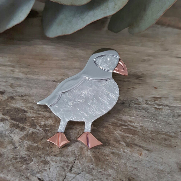 Duet Percy Puffin Brooch