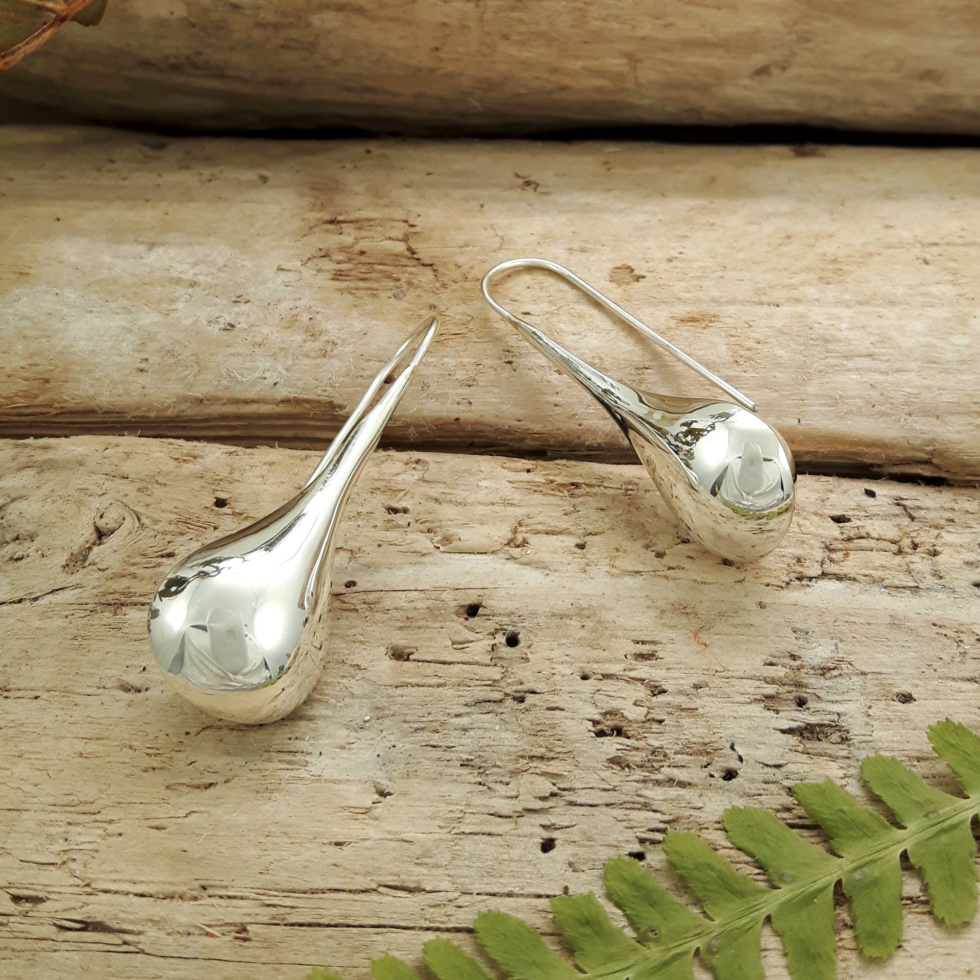 Pure Long 4cm Drop Earrings