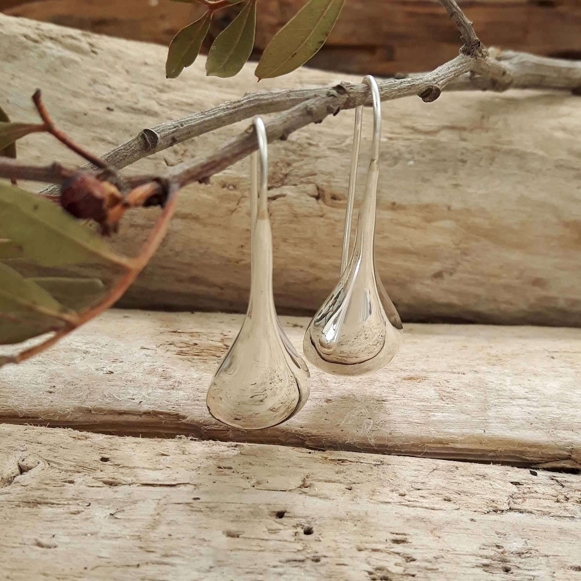 Pure Long 4cm Drop Earrings