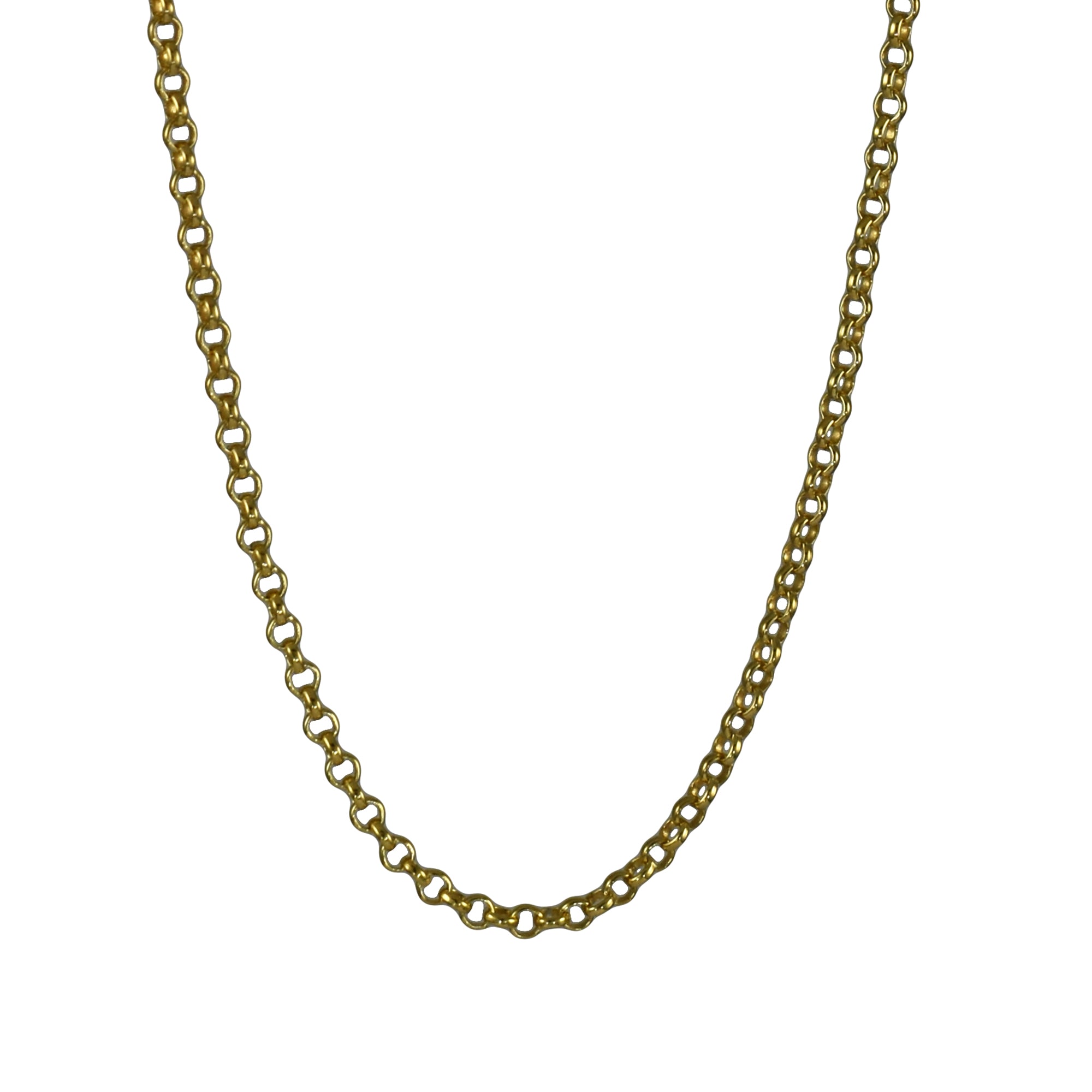 STRONG BLAZING SUN PENDANT NECKLACE- CLASSIC ROLO CHAIN main image 0