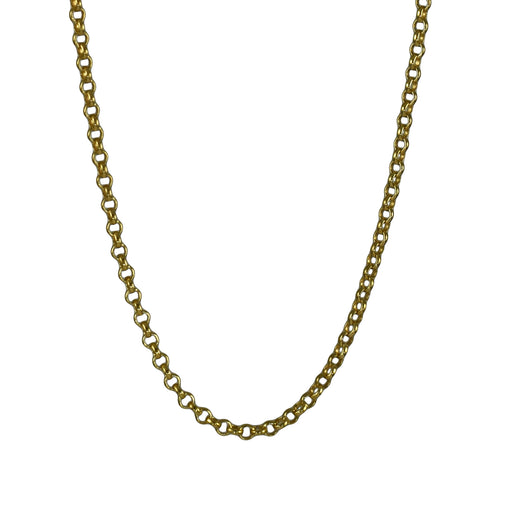 Classic Rolo Gold Chain Necklace - Various Lengths