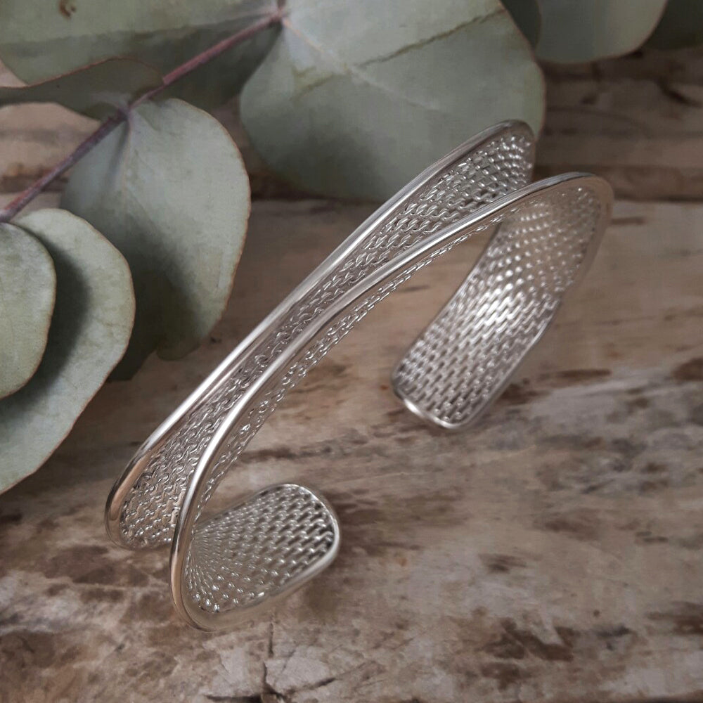 Skysail Silver Cuff Bracelet