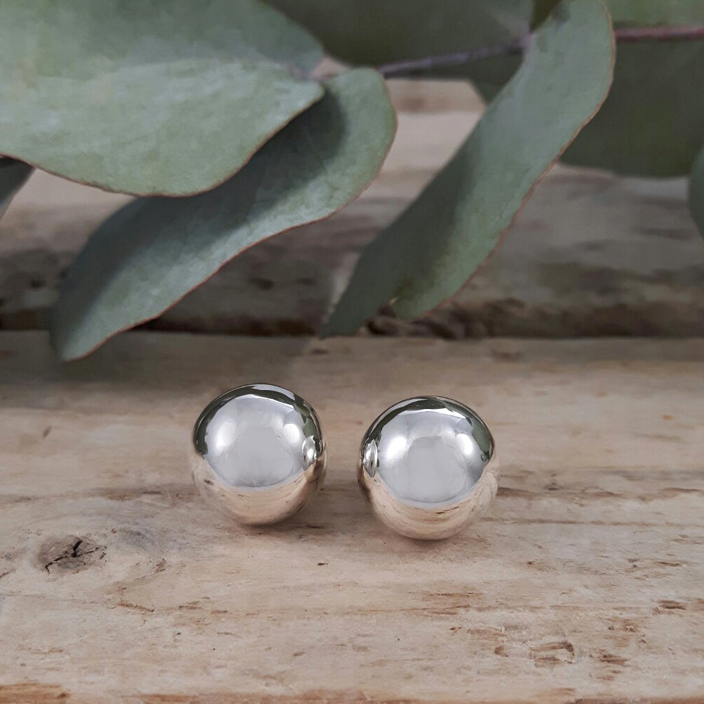 Pea Stud Polished X-Large Earrings