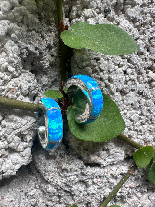 Flinder Lavinia Turquoise Hoop Earrings