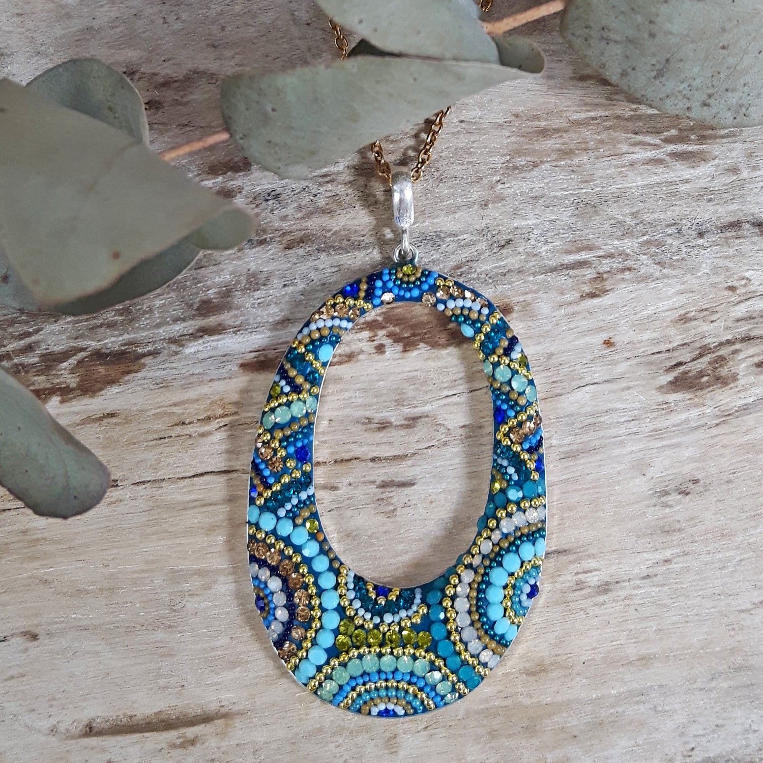 Allegra Amalfi Dream Oval Pendant