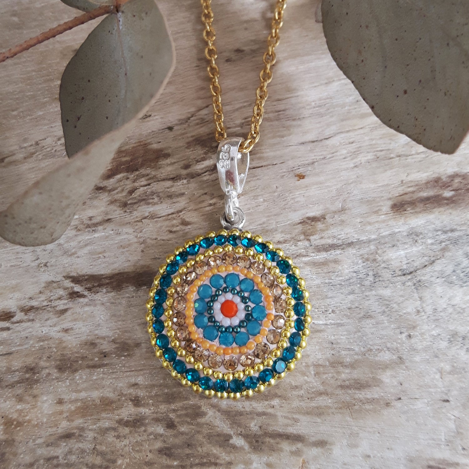 SAMPLE Allegra Bloom Coin Pendant