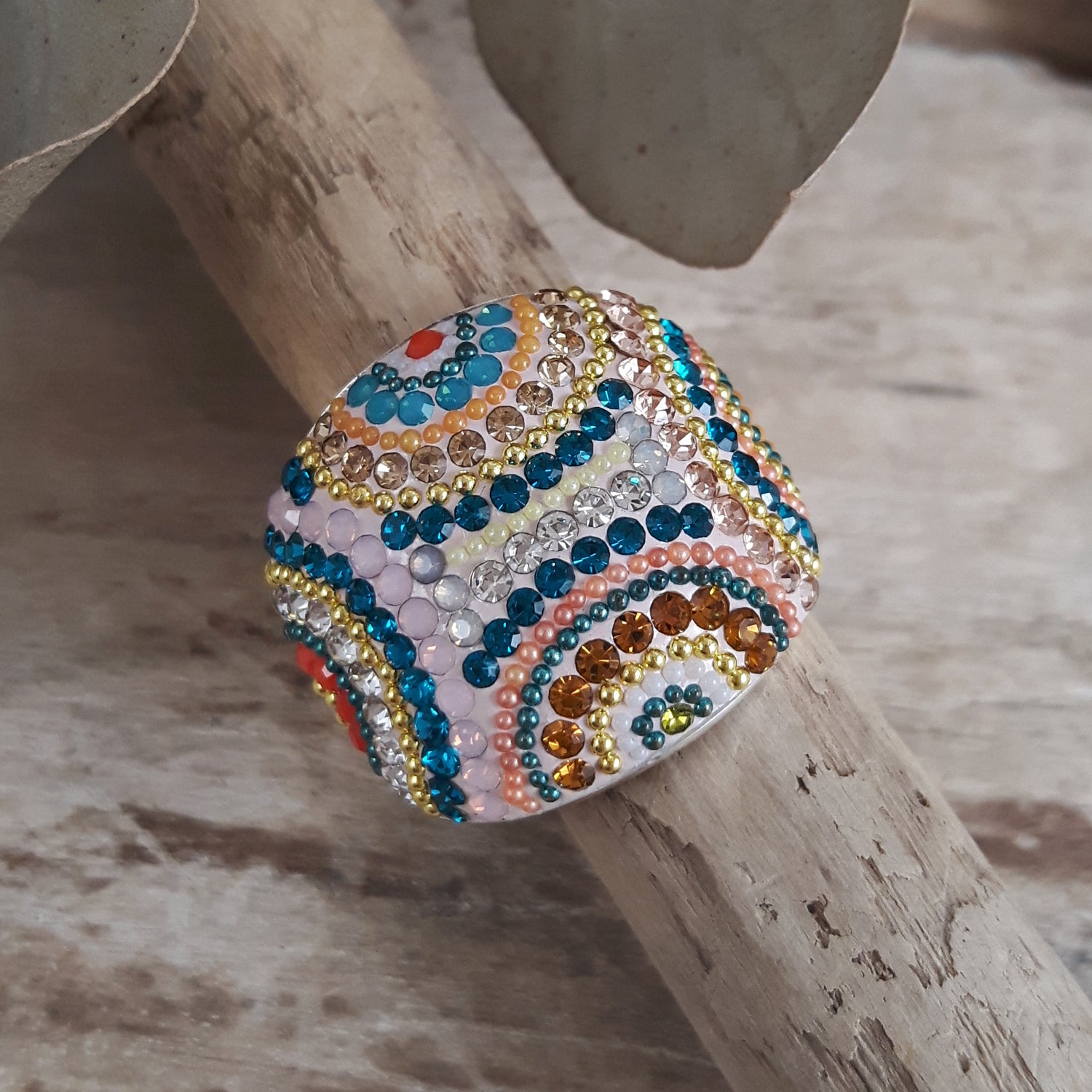 SAMPLE Allegra Carnival Dome Ring B Size O