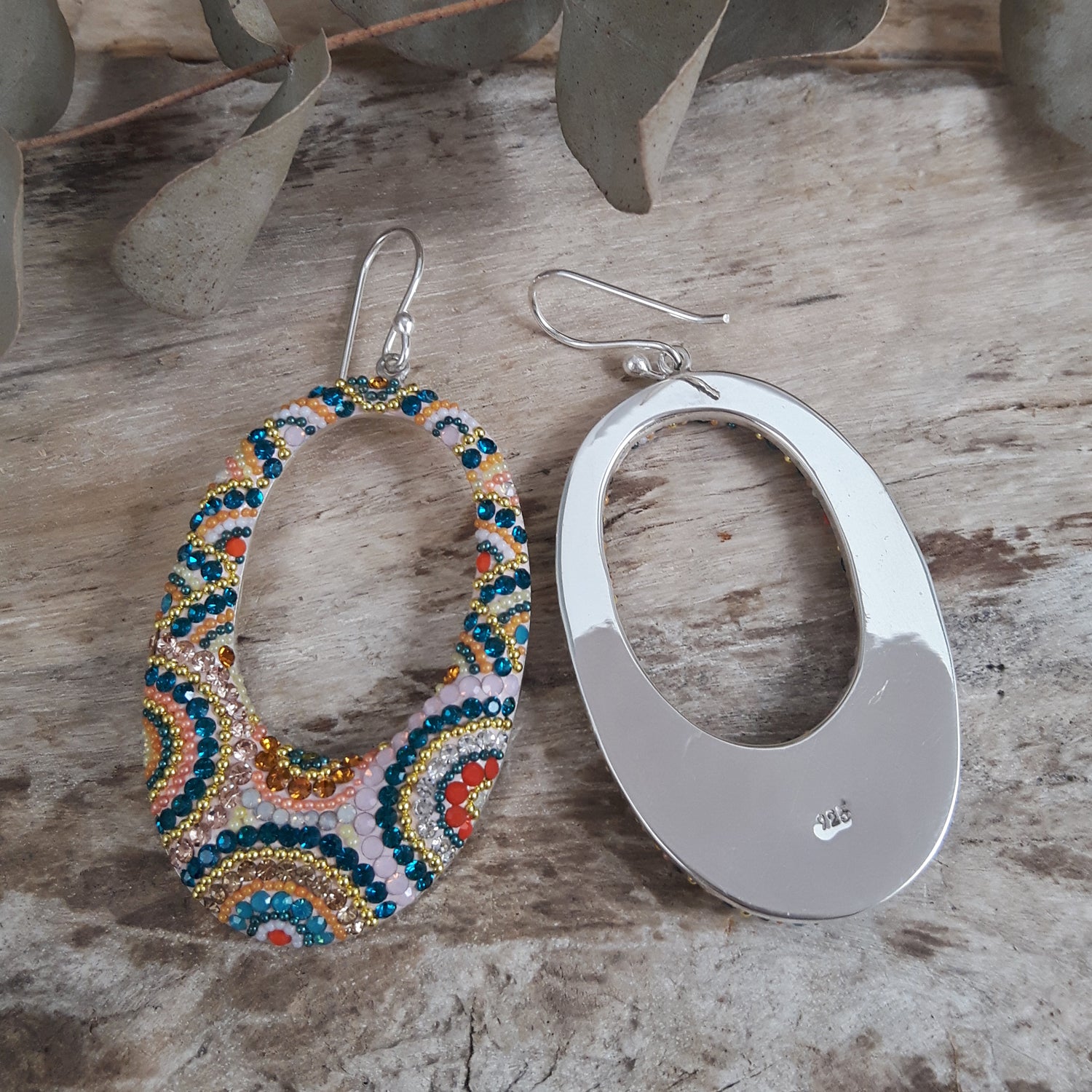 SAMPLE Allegra Carnival Hoop Earrings