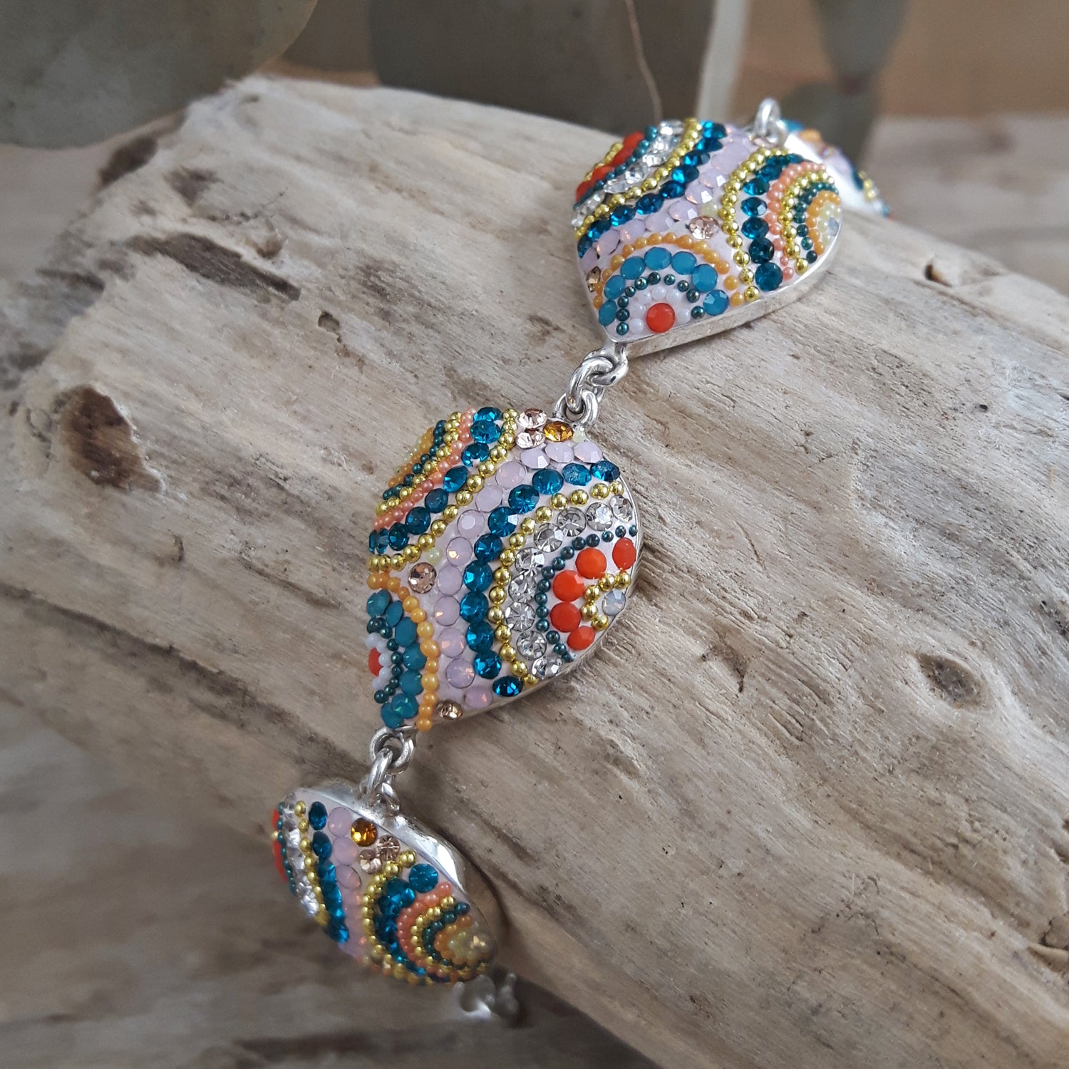 SAMPLE Allegra Carnival Teardrop Bracelet