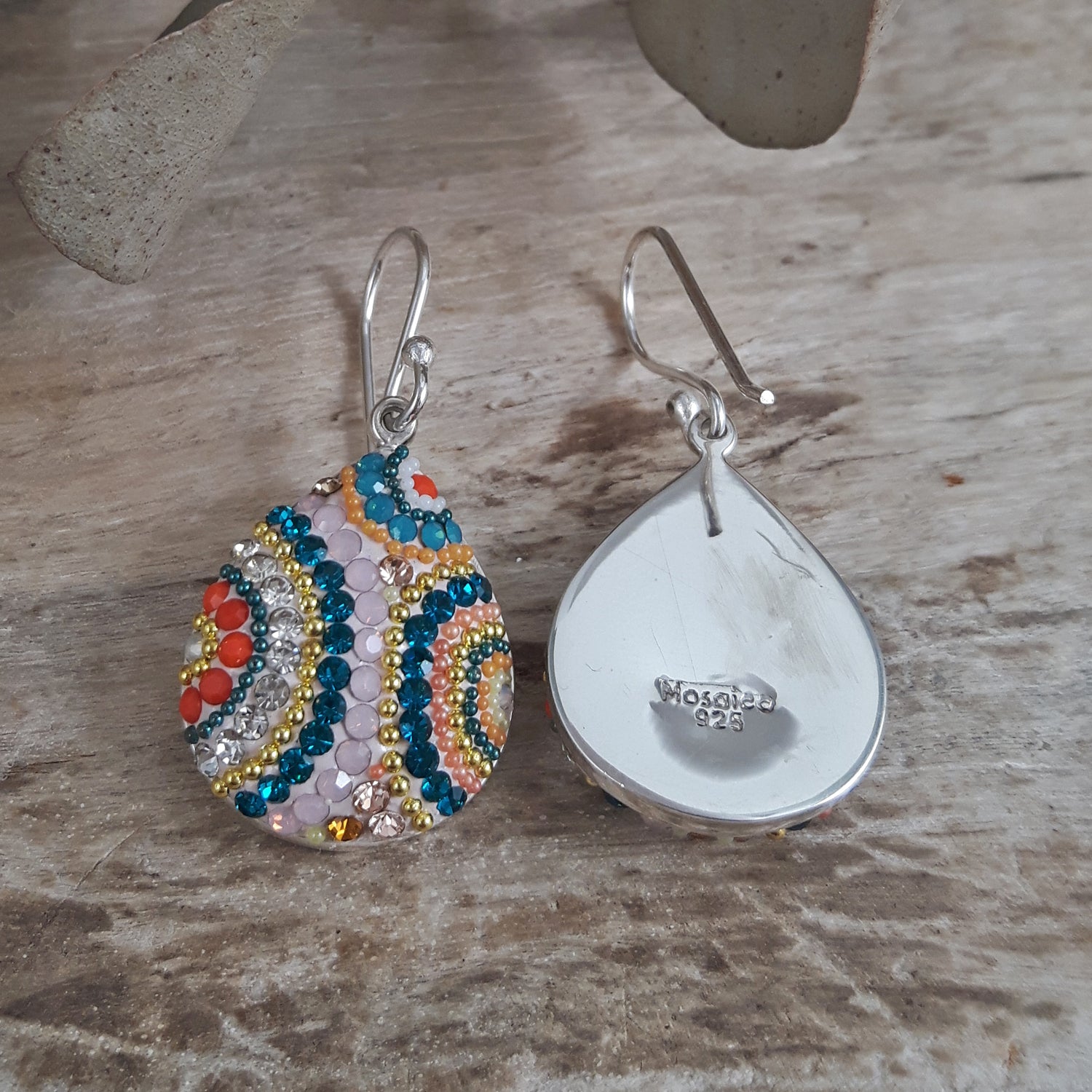 SAMPLE Allegra Carnival Teardrop Drop Earrings