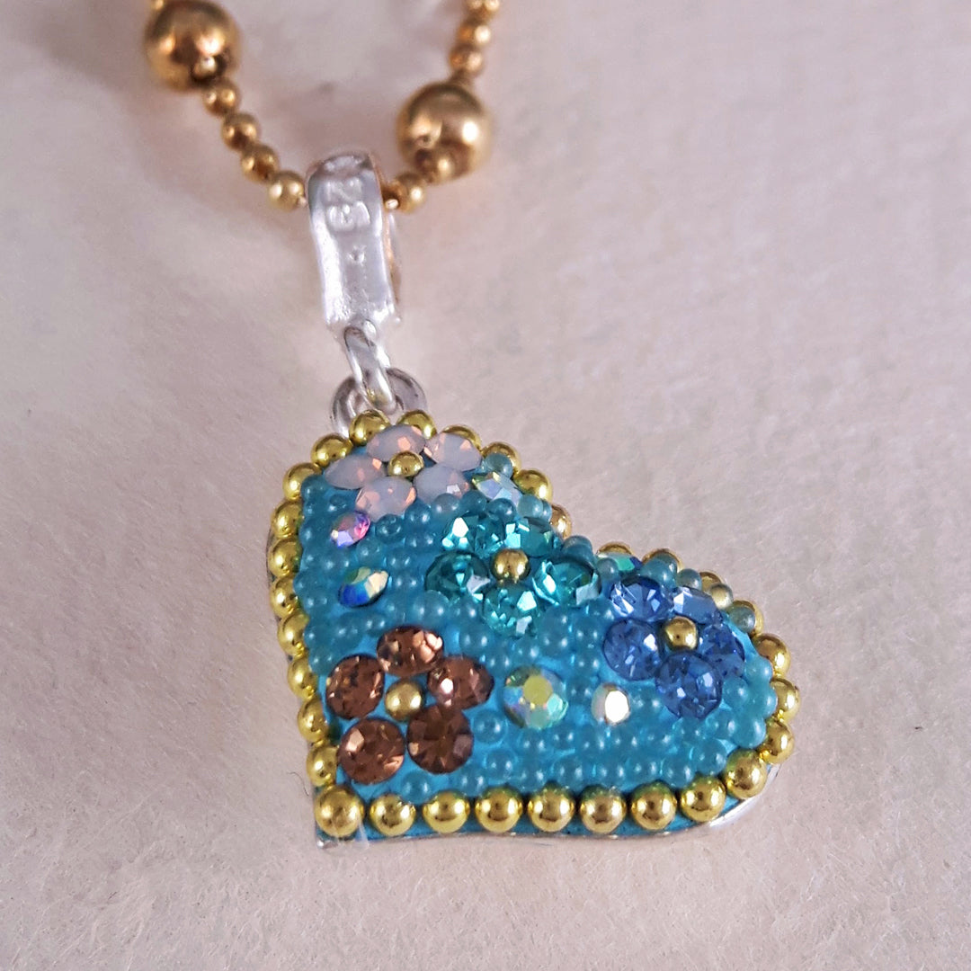 Allegra Daisy Dream Small Heart Pendant