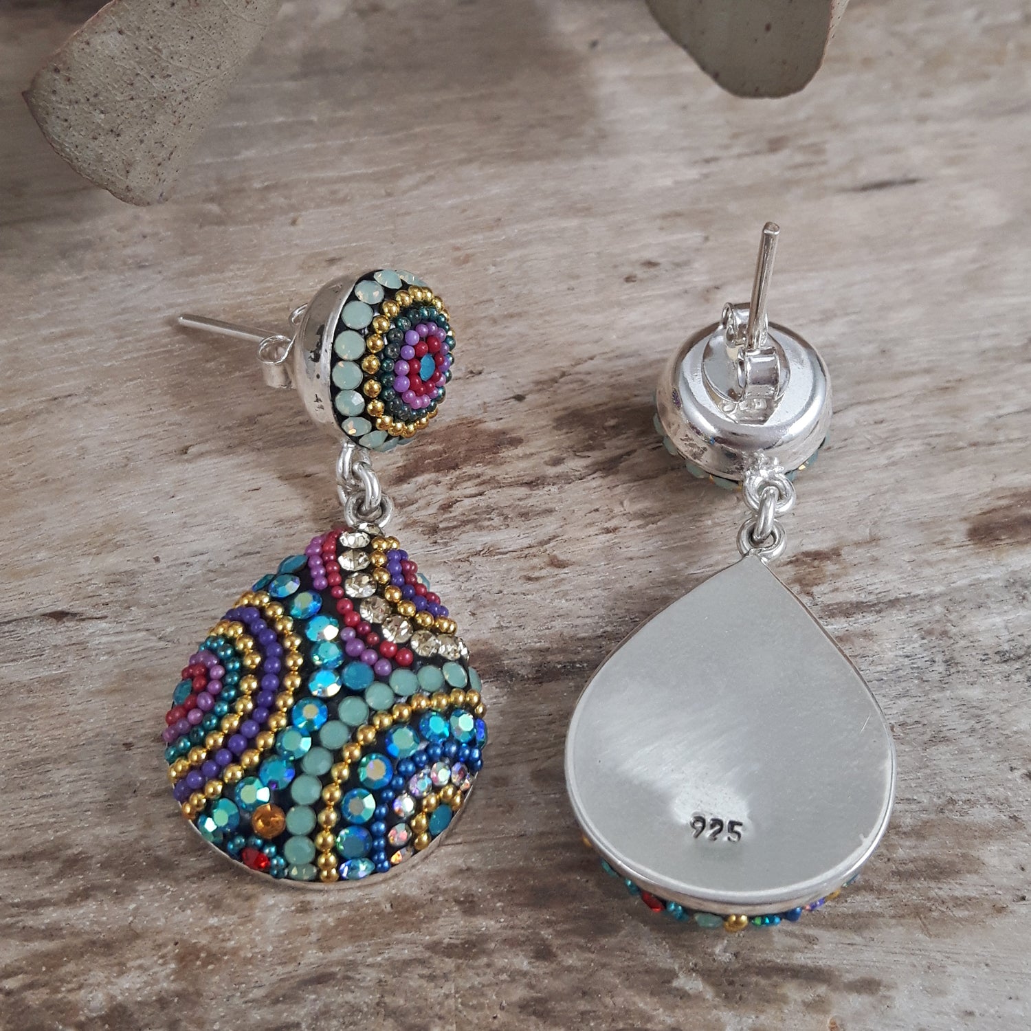 SAMPLE Allegra Fiesta Double Drop Stud Earrings