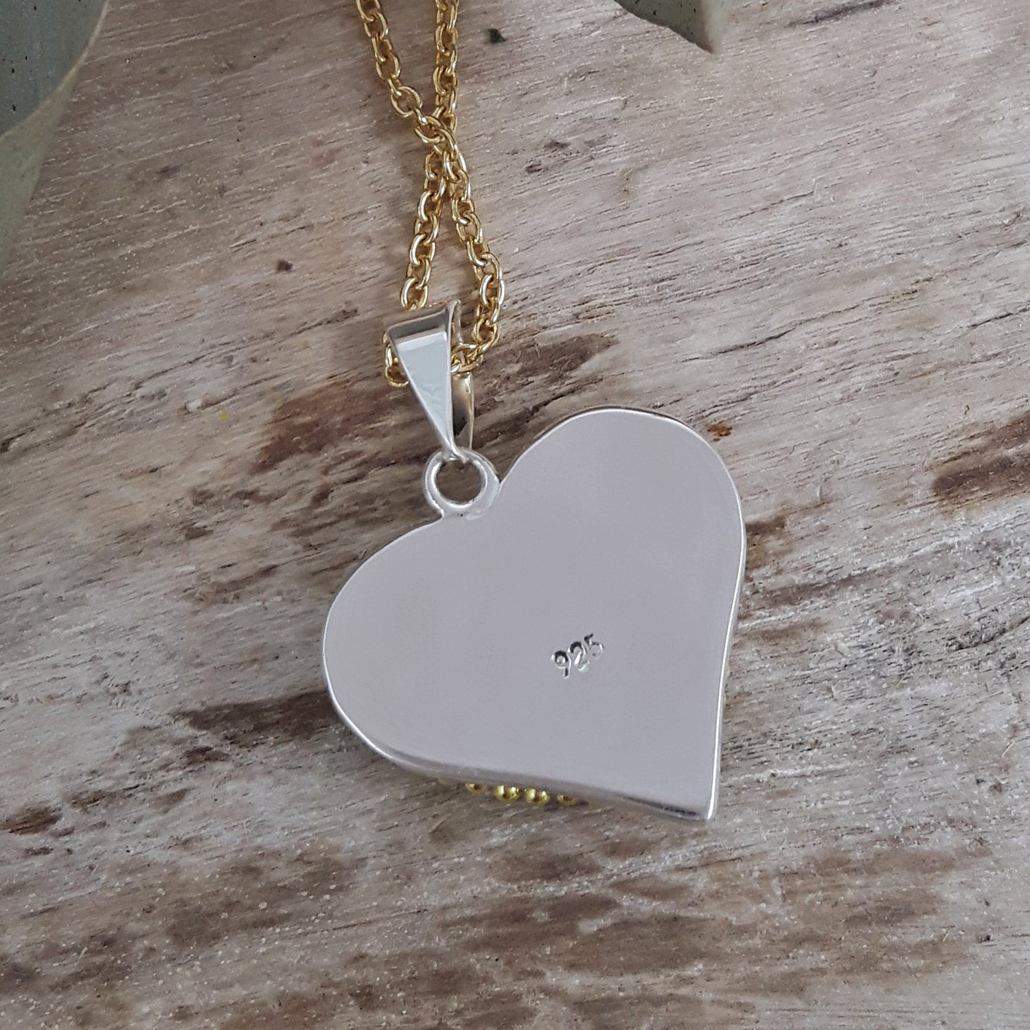 Allegra Heart Bloom Turquoise Small Pendant