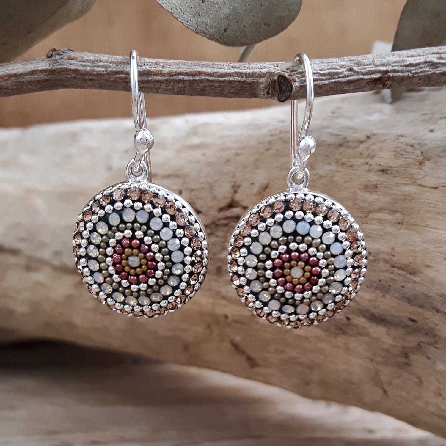 Allegra Highland Glow Coin Drop Earrings