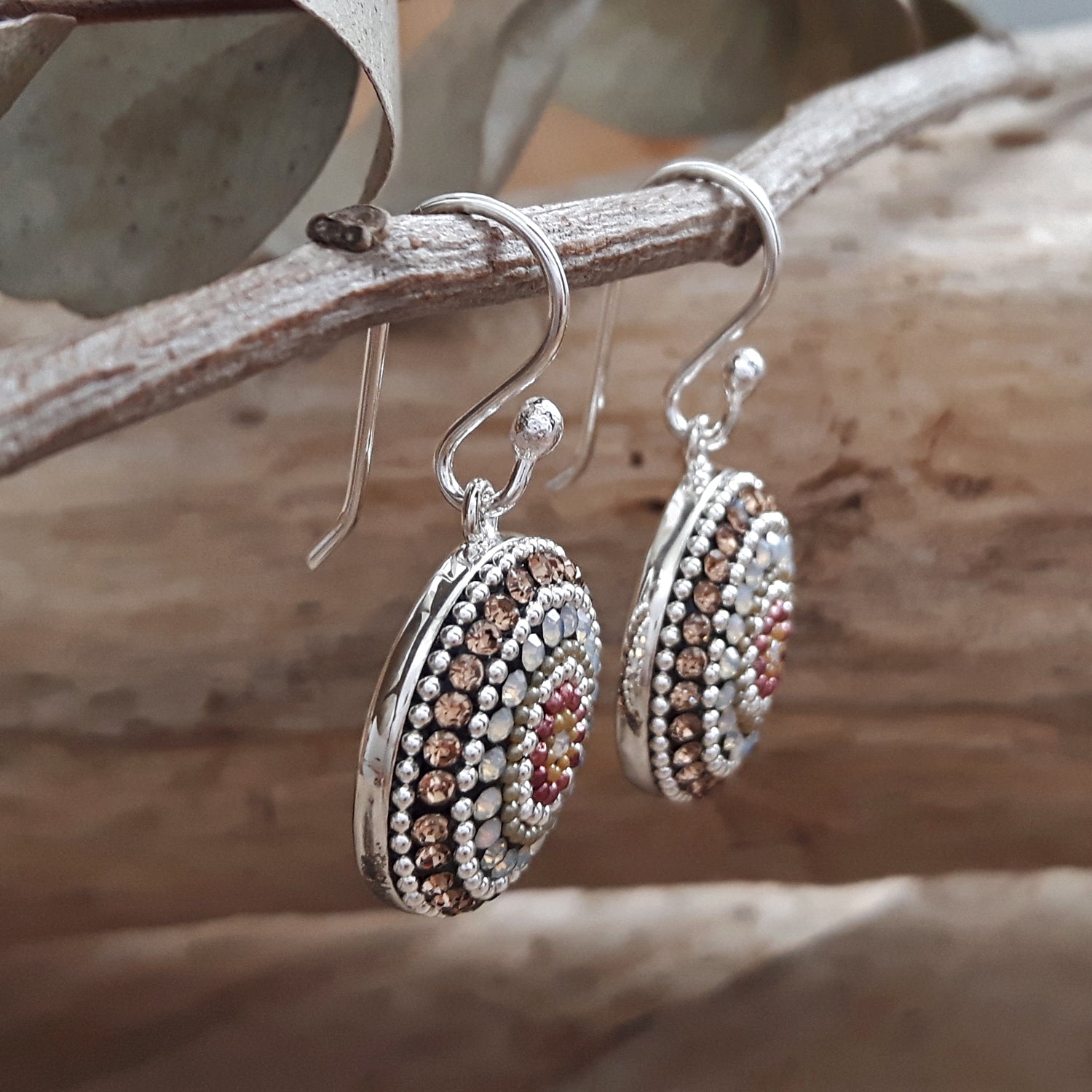 Allegra Highland Glow Coin Drop Earrings
