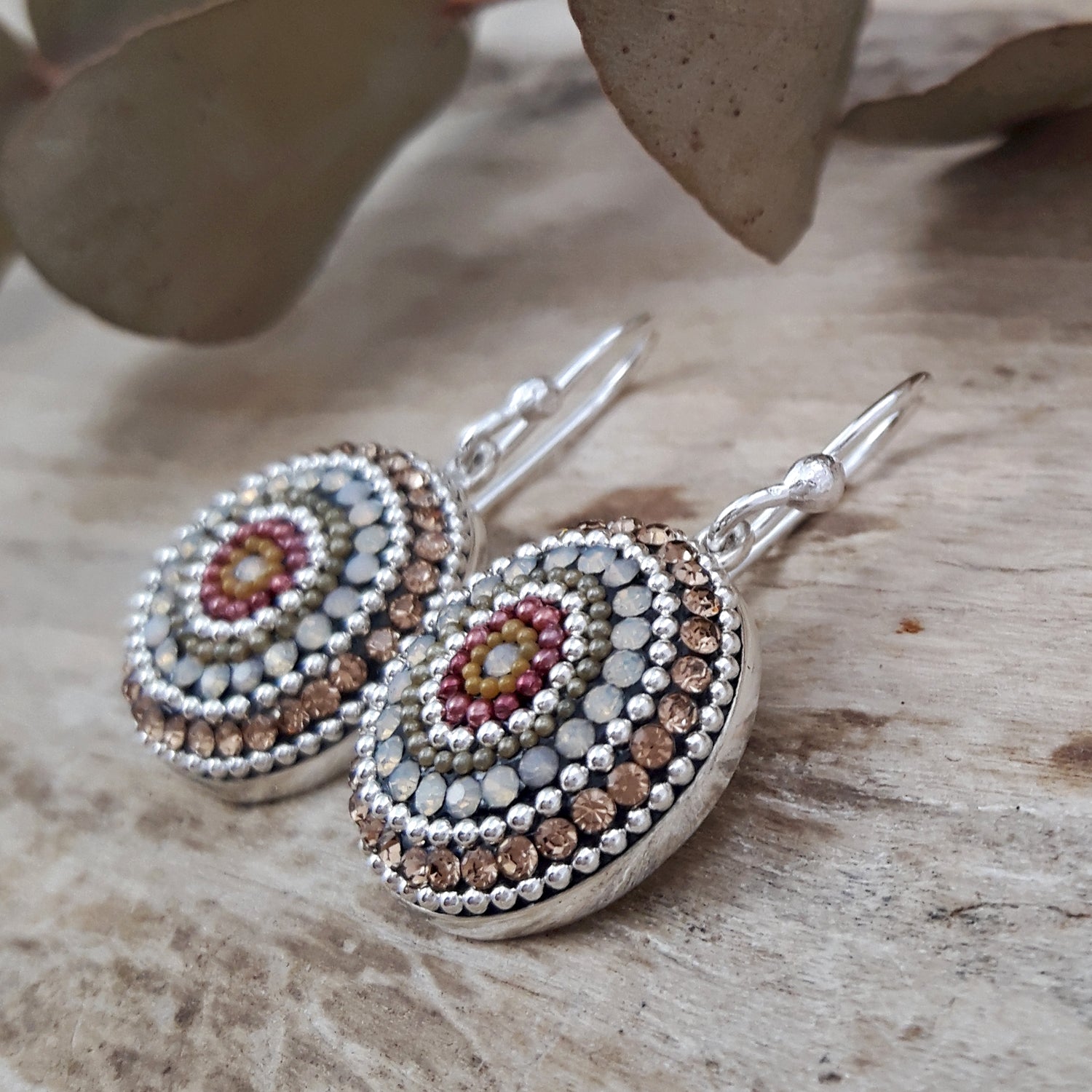 Allegra Highland Glow Coin Drop Earrings