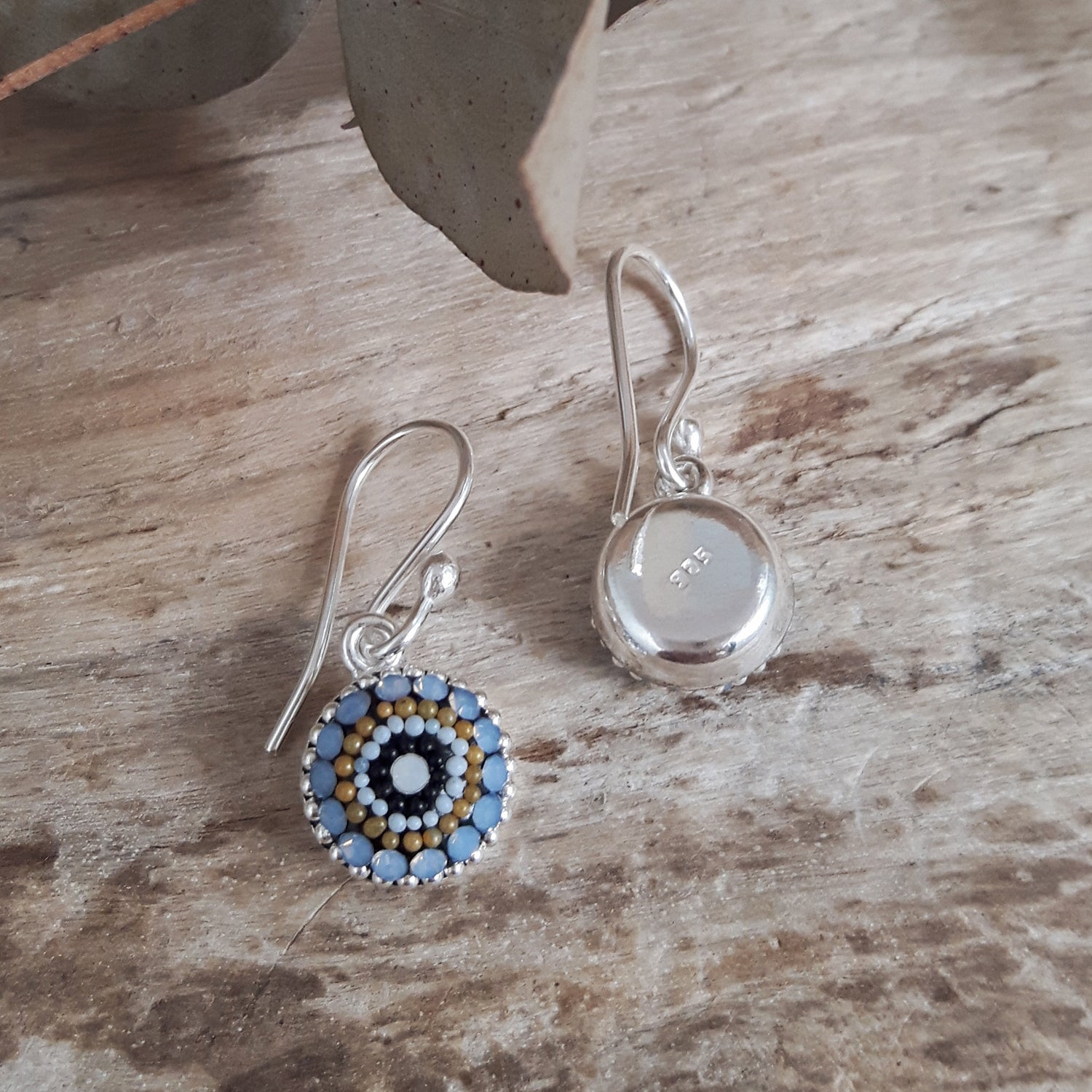 Allegra Highland Glow Round Drop Earrings