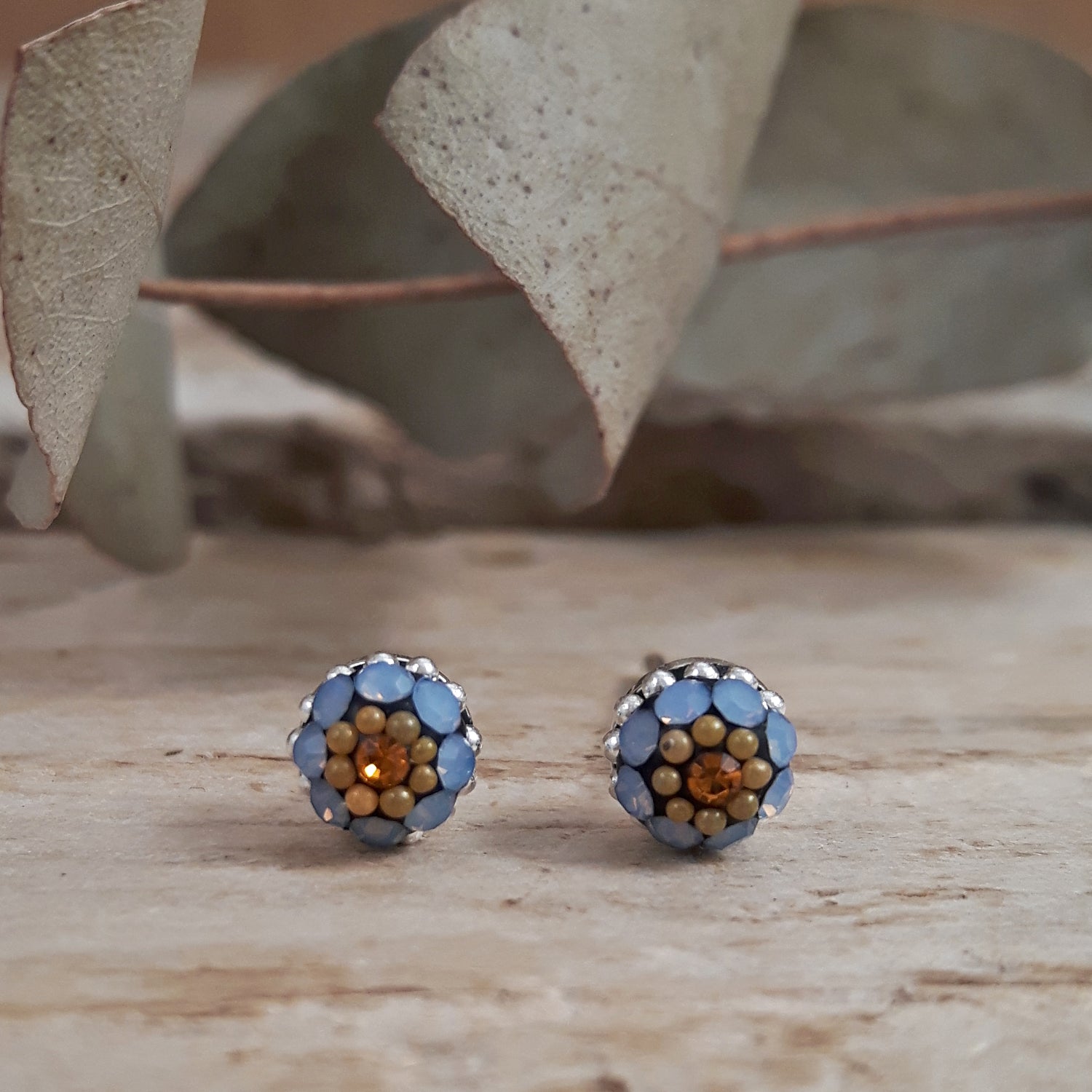 Allegra Highland Glow Tiny Stud Earrings