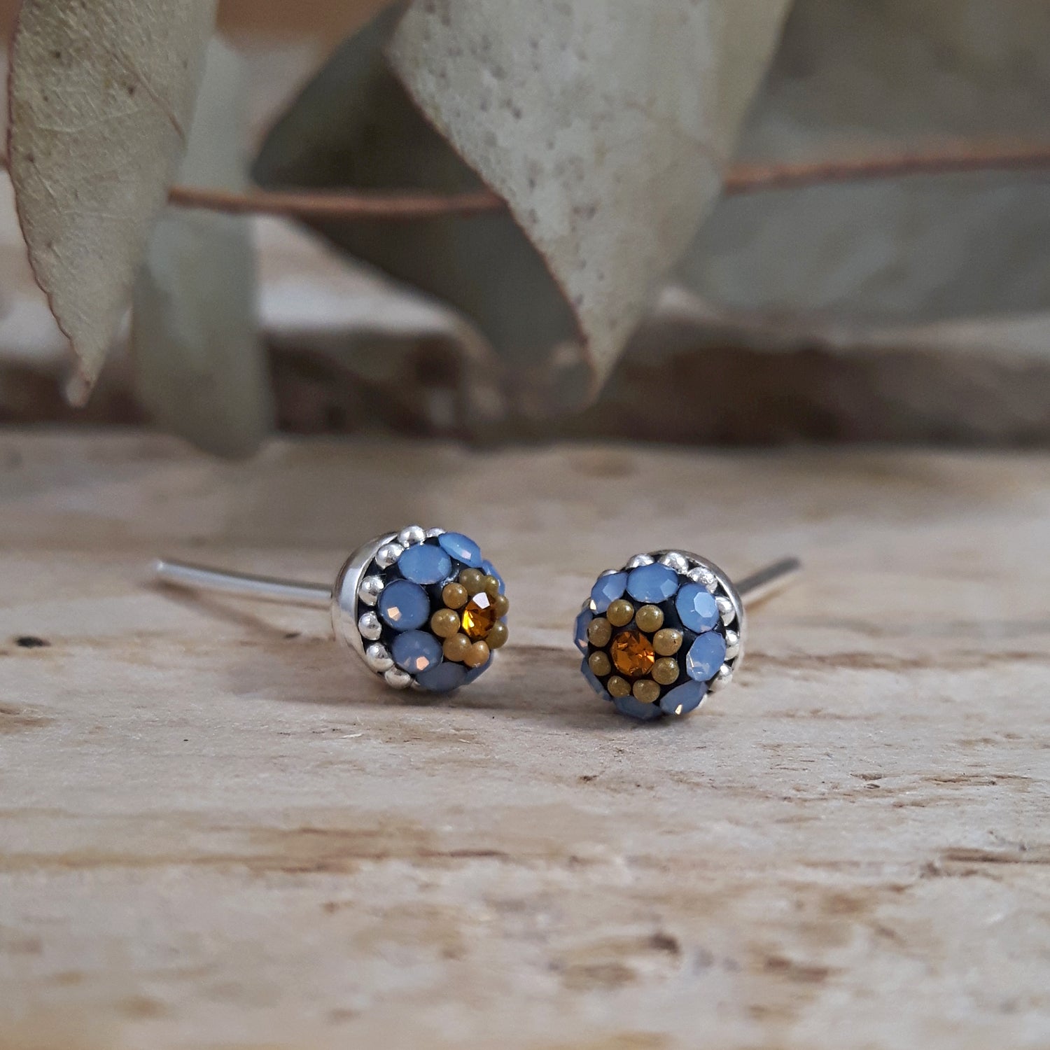 Allegra Highland Glow Tiny Stud Earrings