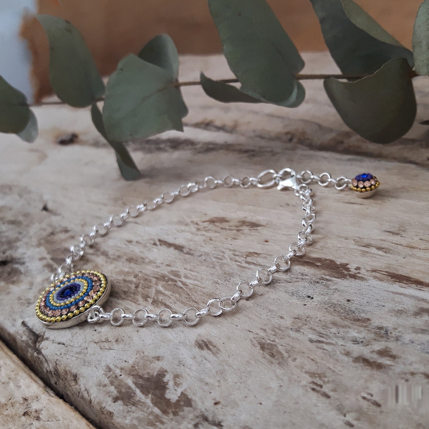 bracelet sterling silver handmade fine jewellery gift UK artisan