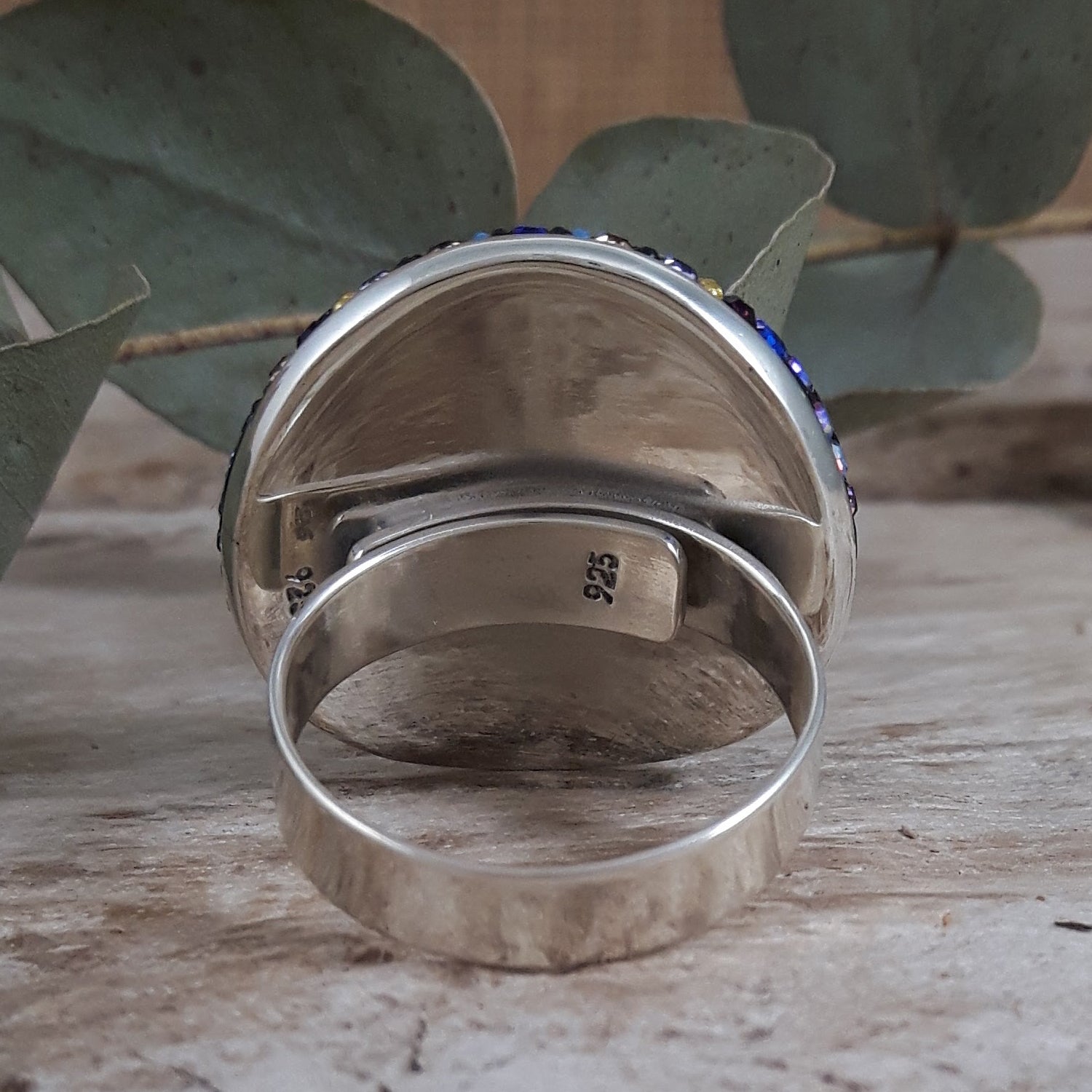 Allegra Indigo Radiance Adjustable Ring