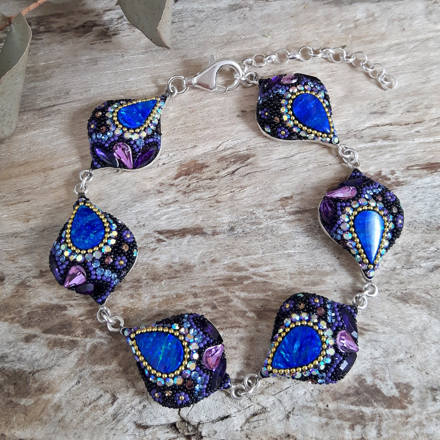 Allegra Purple Shimmer Bracelet