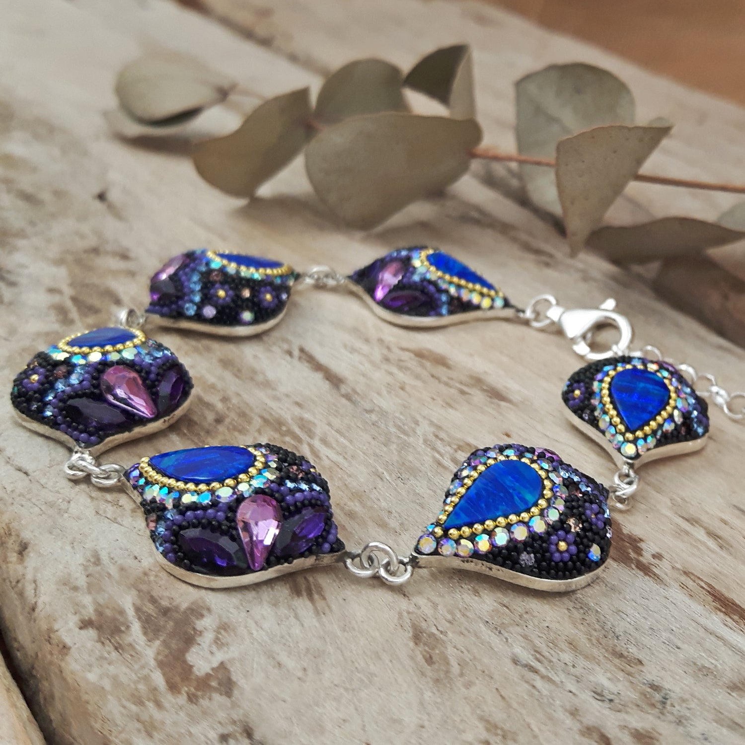 Allegra Purple Shimmer Bracelet