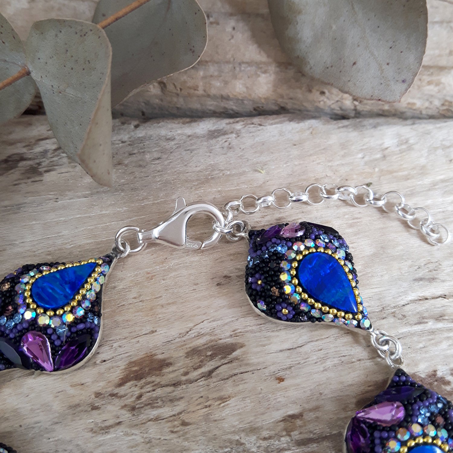 Allegra Purple Shimmer Bracelet