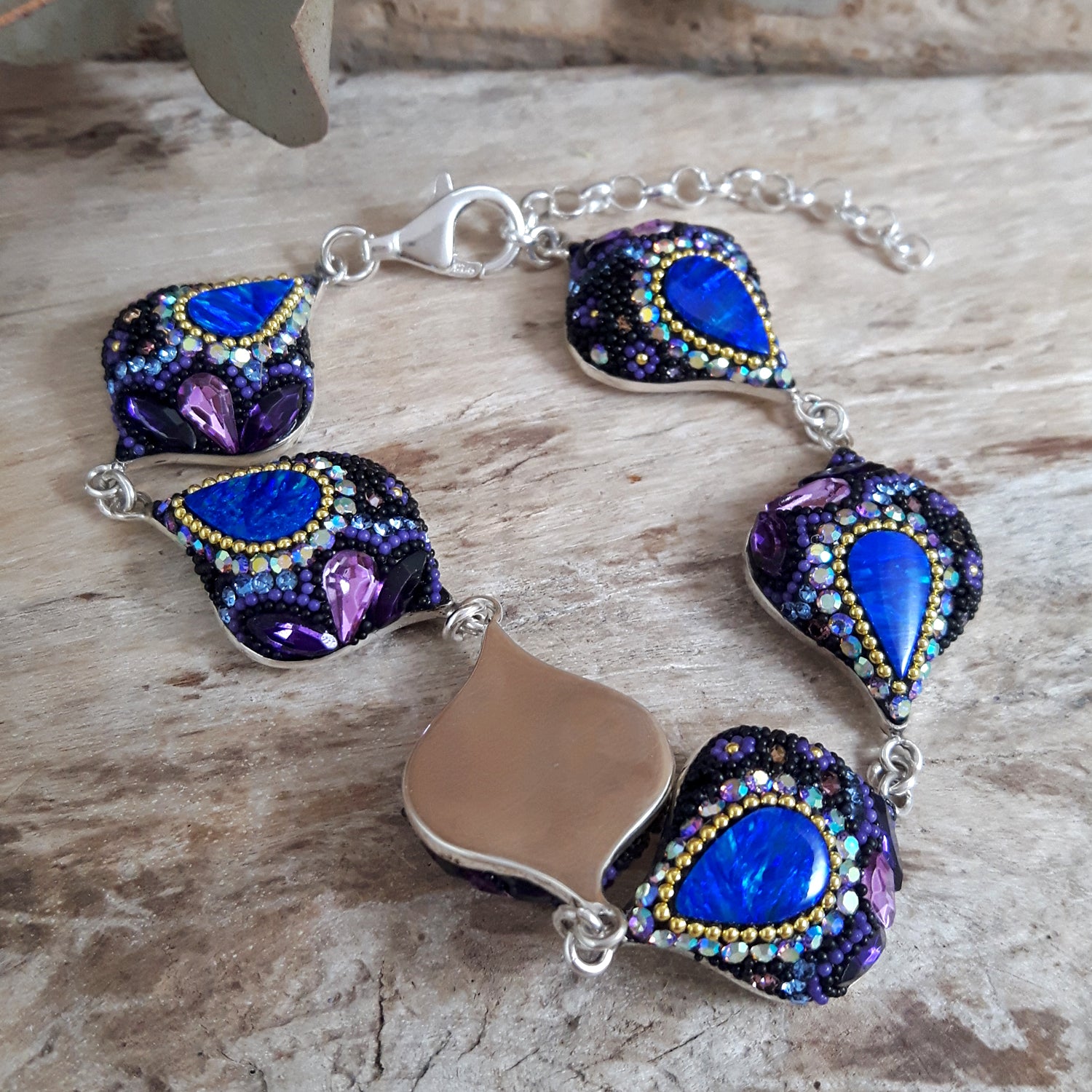 Allegra Purple Shimmer Bracelet