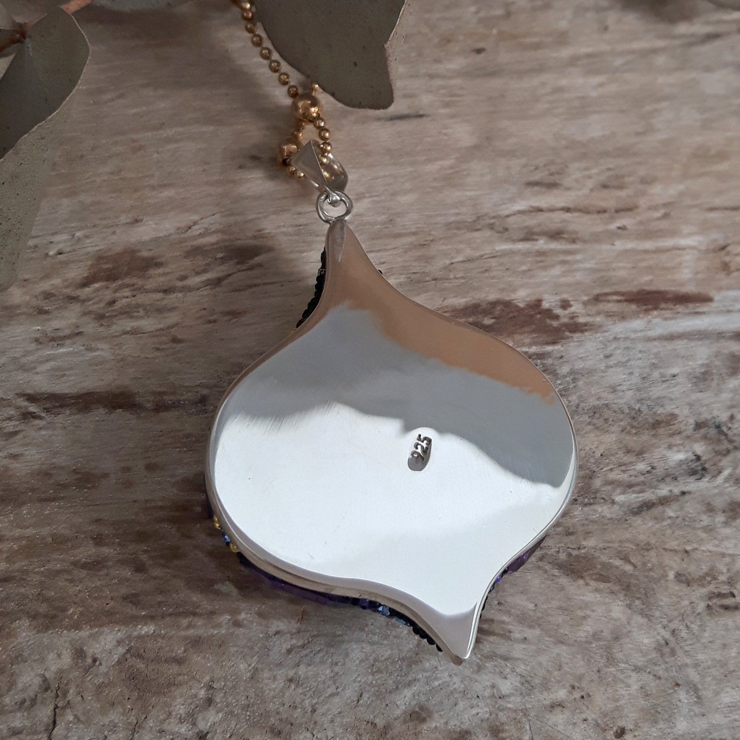 Allegra Purple Shimmer Pendant