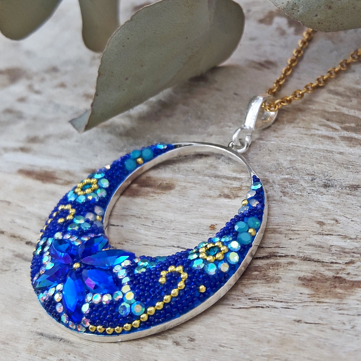 Allegra Sapphire Dream Hoop Pendant