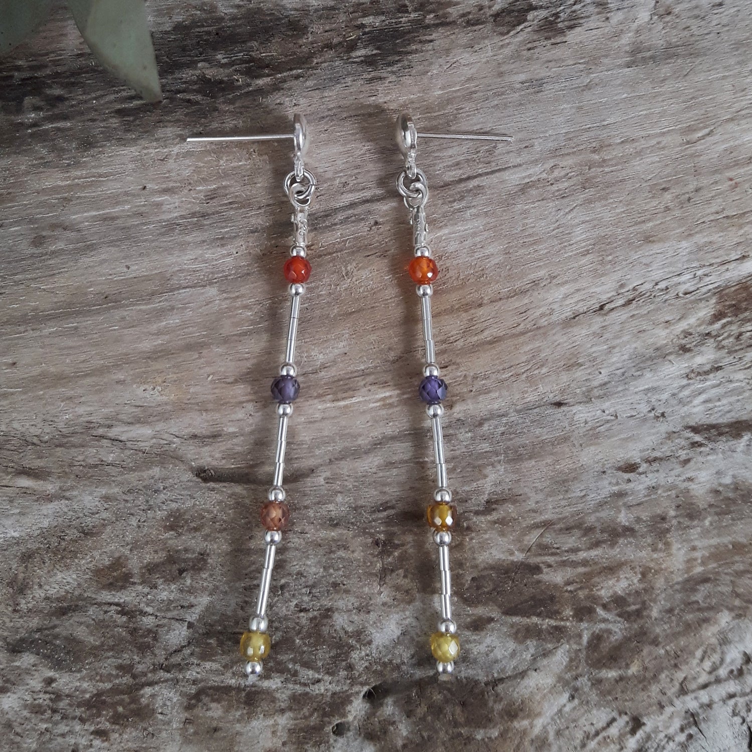 Amy Andalusite CZ Earrings