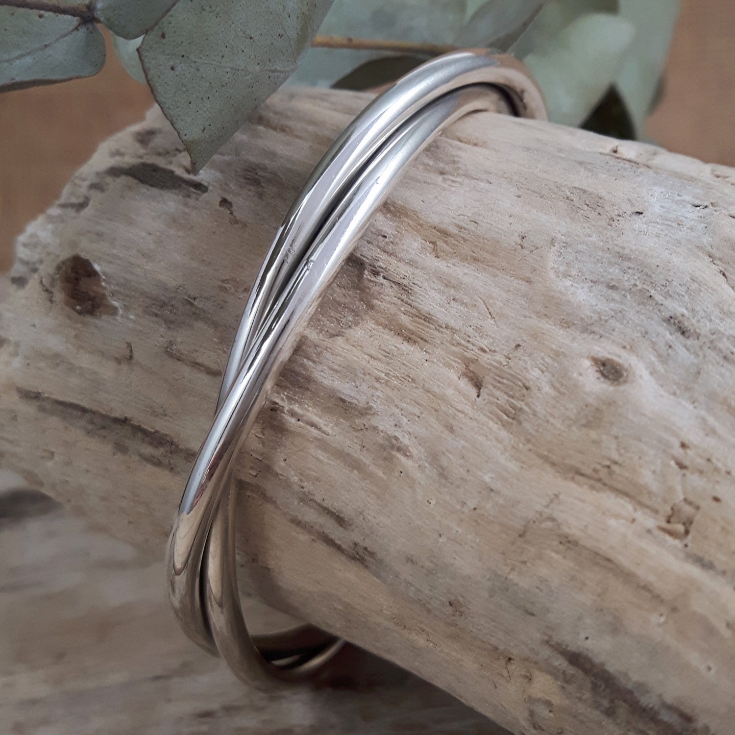 Arista Polished Silver cuff