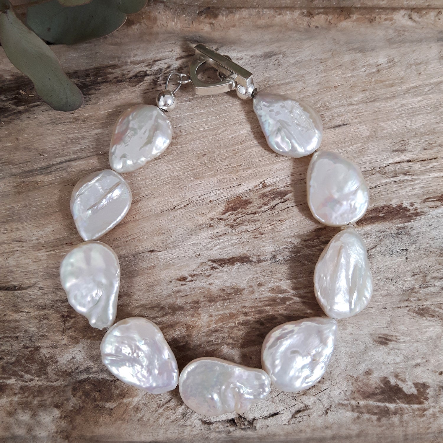 Baroque Pearl Teardrop Bracelet