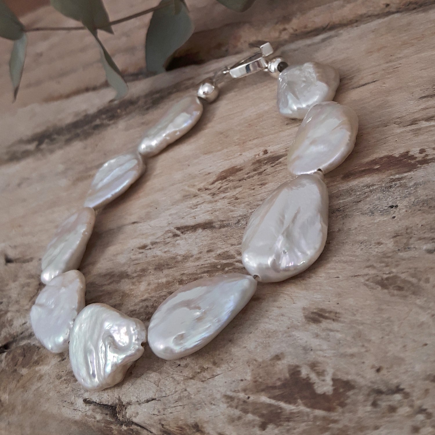 Baroque Pearl Teardrop Bracelet