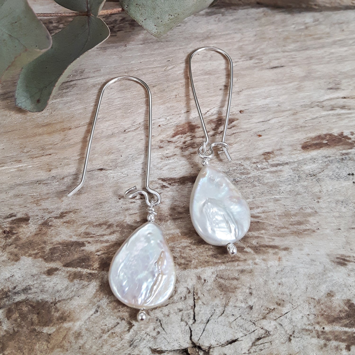 Baroque Pearl Long Drop Earrings