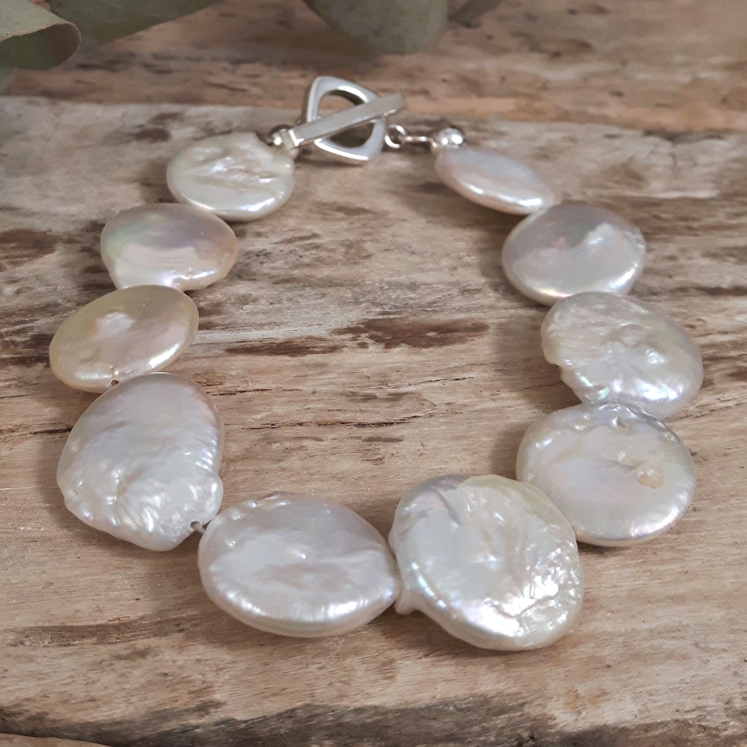 Baroque Pearl Round Bracelet