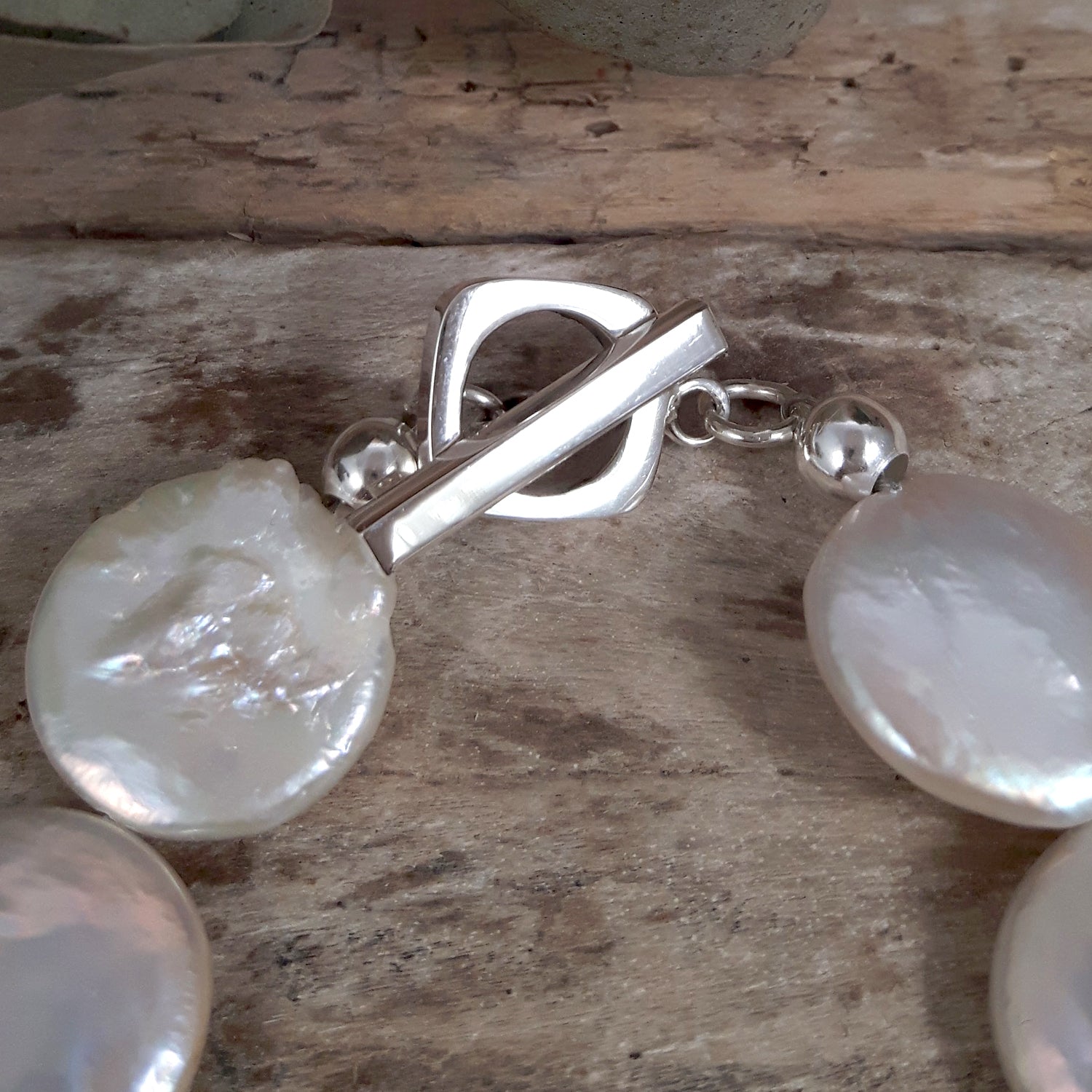 Baroque Pearl Round Bracelet