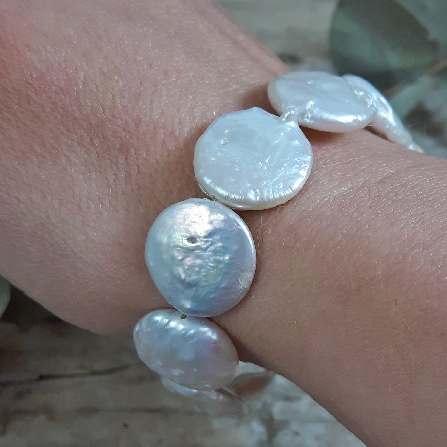 Baroque Pearl Round Bracelet