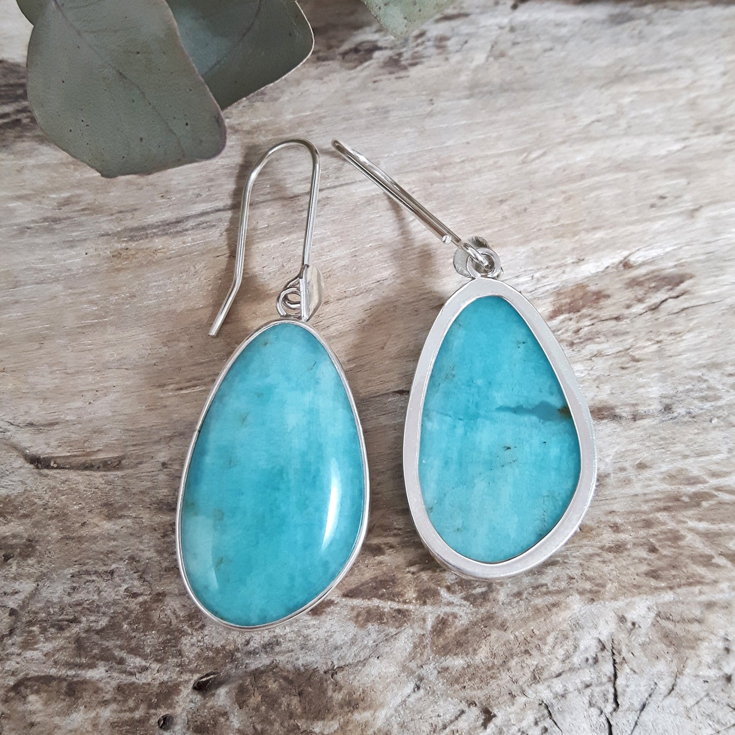 Celestial Amazonite Drop Earrings