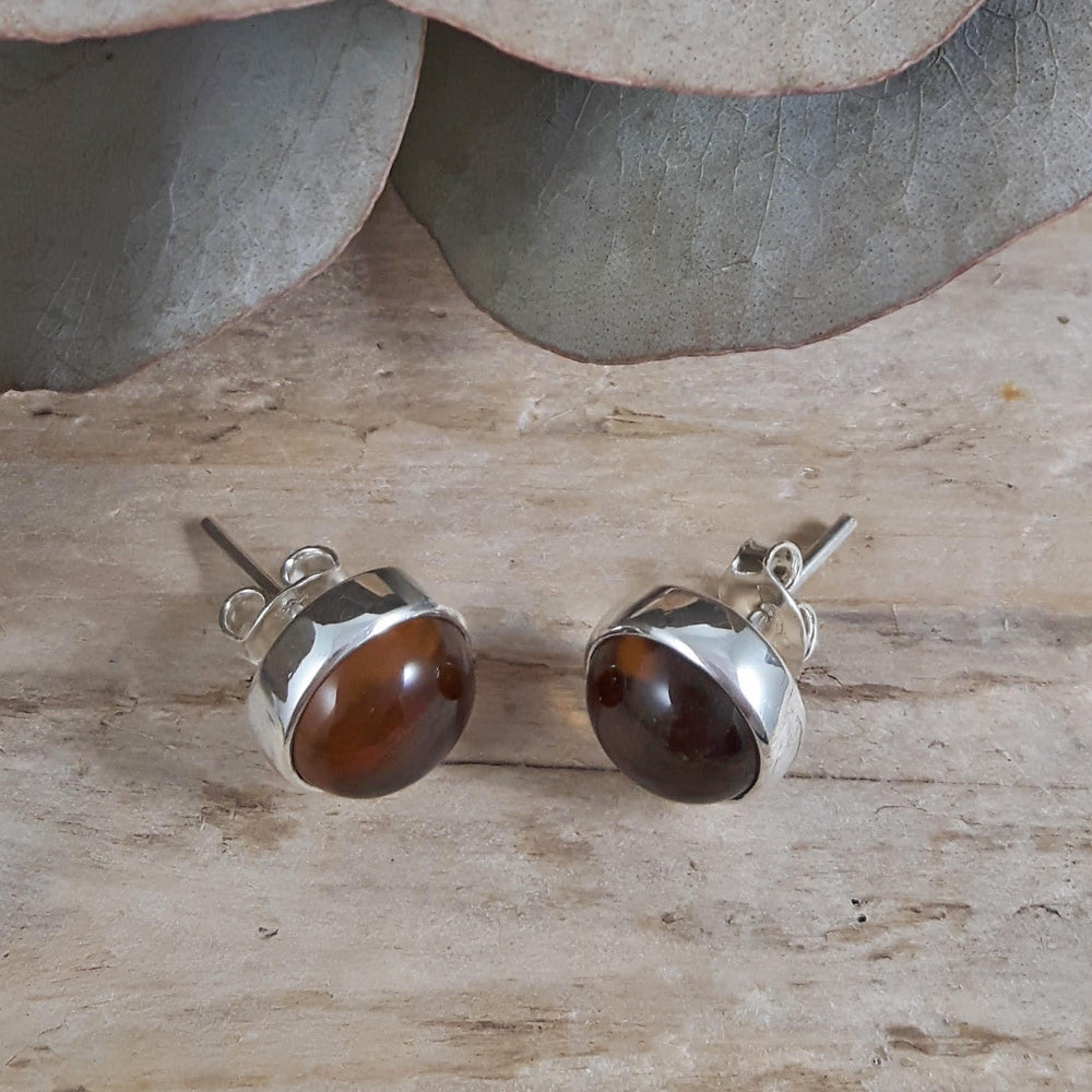 Citrine Large Stud Earrings