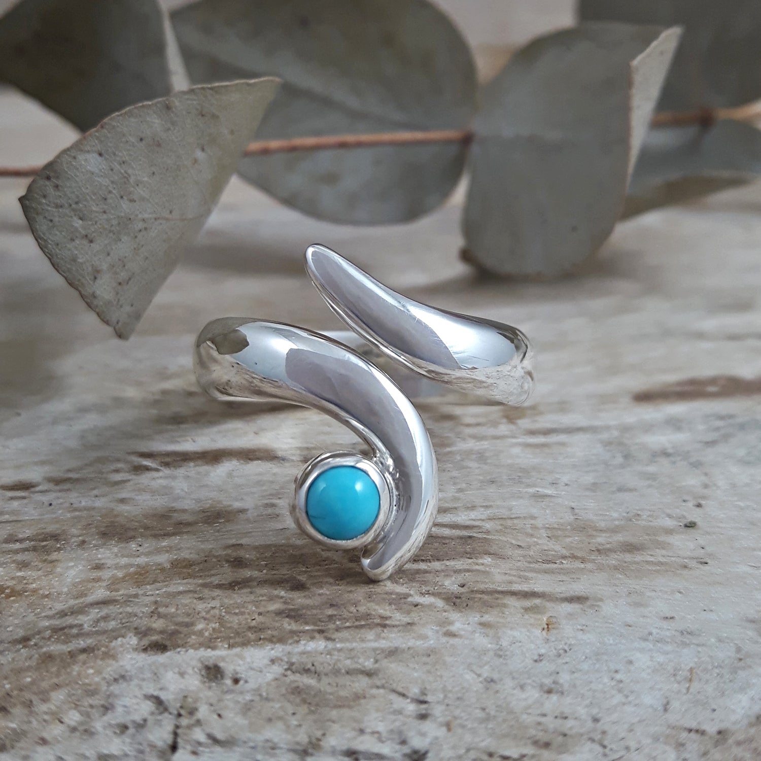 SAMPLE Dali Turquoise Ring Size R