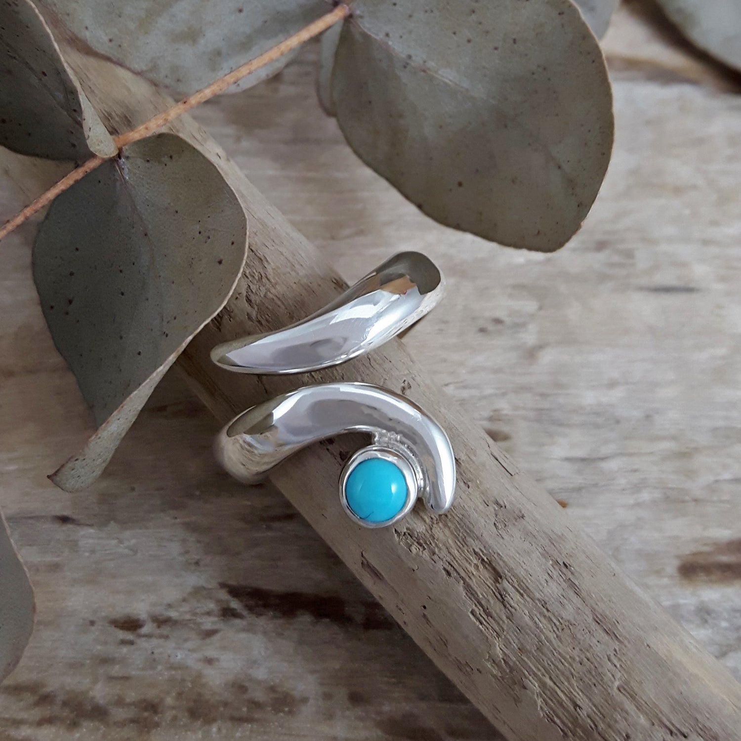 SAMPLE Dali Turquoise Ring Size R