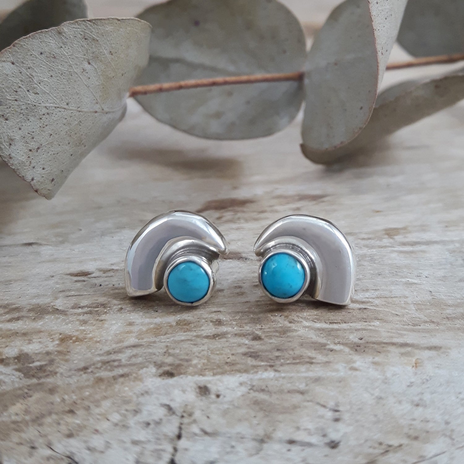 SAMPLE Dali Turquoise Stud Earrings