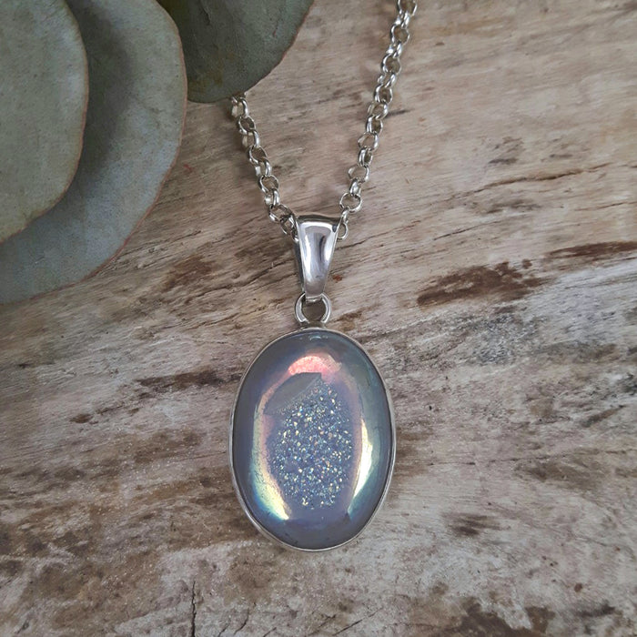 FURTHER REDUCED! Perfectly Imperfect Drusy Medium Pendant